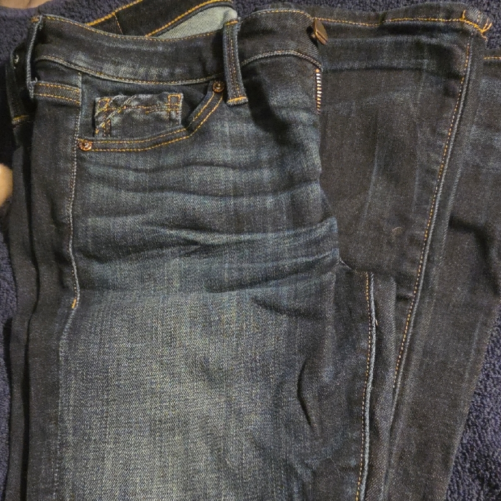 Buckle Women's Straight Leg Jeans - Dark Blue